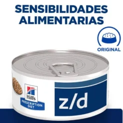 Hill's Prescription Diet Food Sensitives lata z/d para gatos