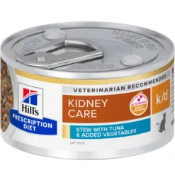 Hill's Prescription Diet k/d Cuidado Renal Estofado de Atún y Vegetales lata para gatos