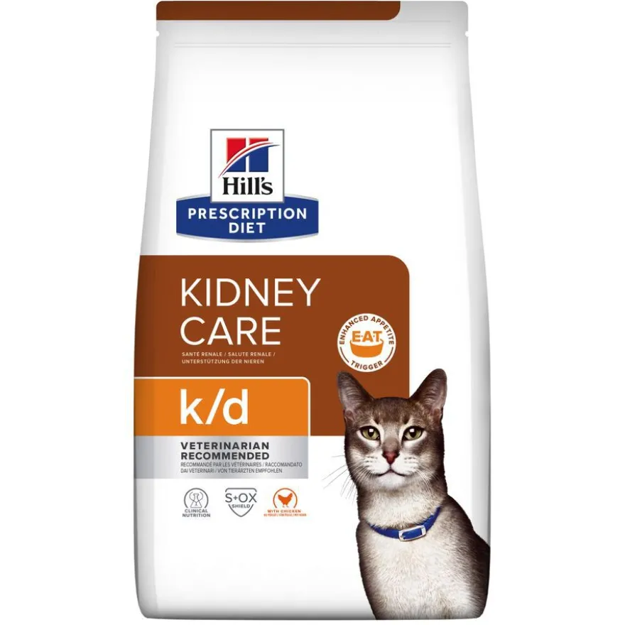 Hill's Prescription Diet Kidney Care k/d Pollo pienso para gatos