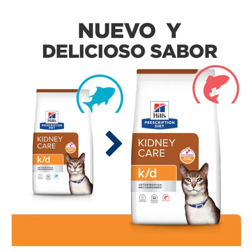 Hill's Prescription Diet kidney Care k/d Salmón pienso para gatos