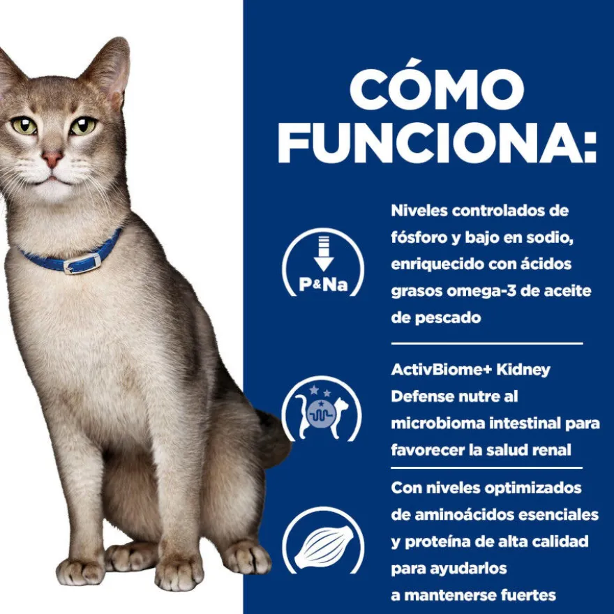 Hill's Prescription Diet kidney Care k/d Salmón pienso para gatos