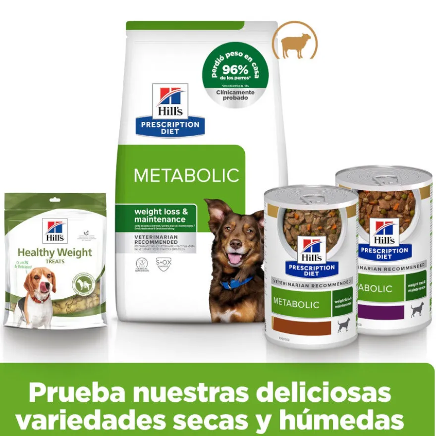 Hill's Prescription Diet Metabolic cordero y arroz pienso para perros