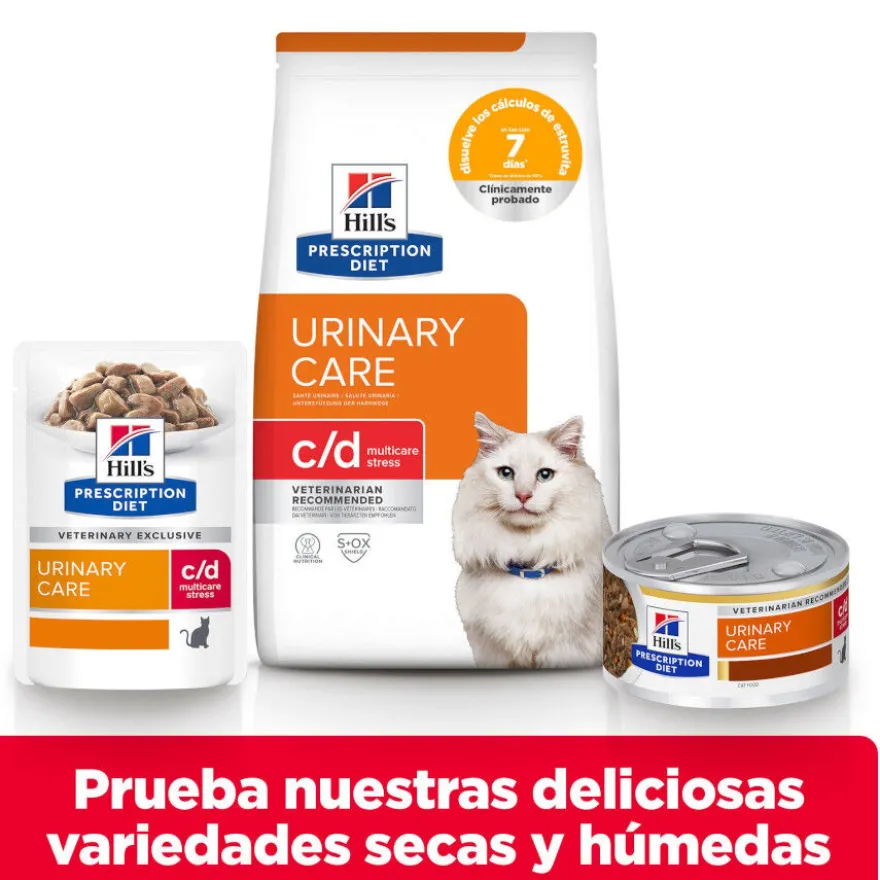 Hill's Prescription Diet Urinary Care c/d multicare stress pollo pienso para gatos
