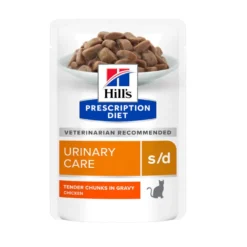 Hill's Prescription Diet Urinary Care s/d Pollo Sobre en Salsa para gatos – Pack 12