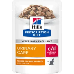 Hill's Prescription Diet Urinary Care c/d Stress sobre para gatos
