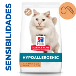 Hill's Science Plan Adult Hypoallergenic Huevo e Insecto pienso para gatos