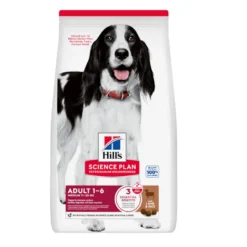 Hill's Science Plan Adult Medium pienso cordero y arroz para perros de razas medianas