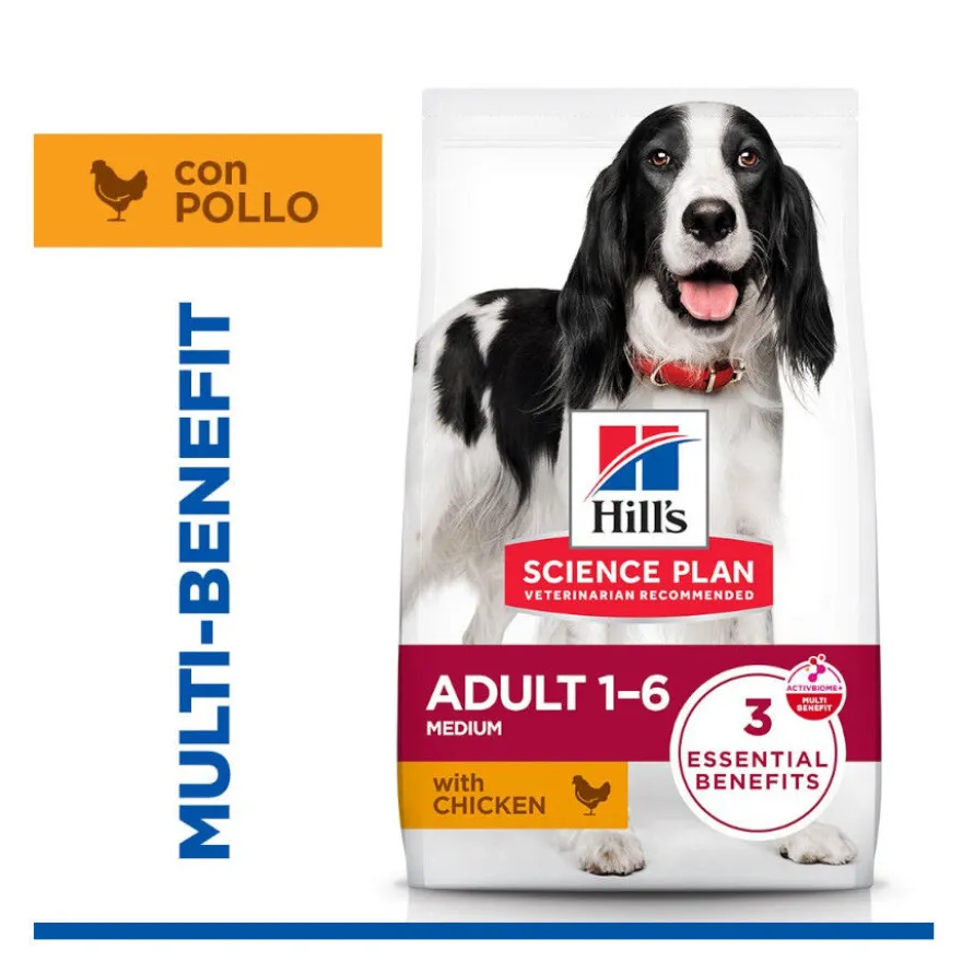 Hill's Science Plan Adult Medium Pienso Pollo para perros de razas medianas