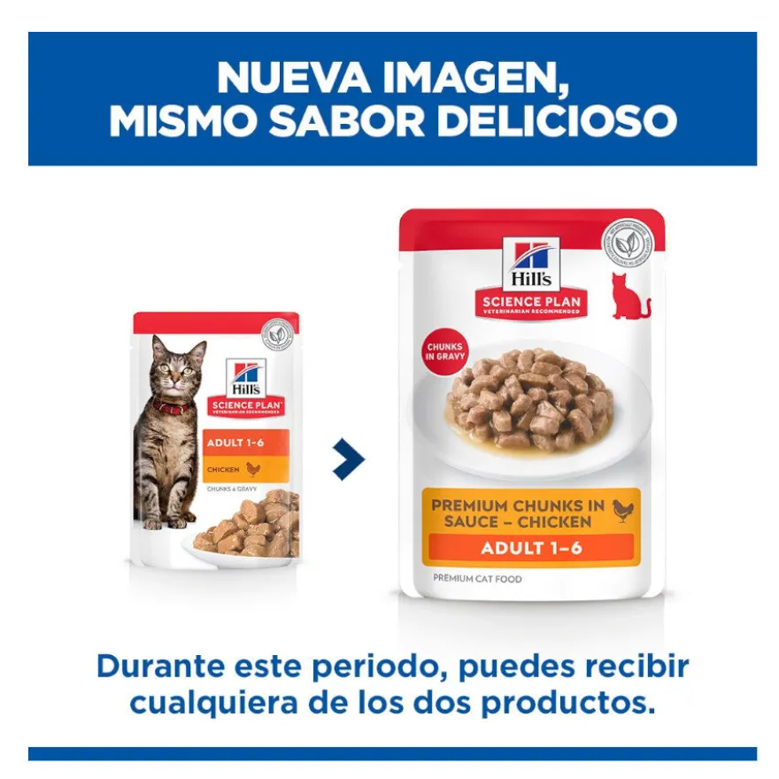 Hill's Science Plan Adult Pollo sobre para gatos