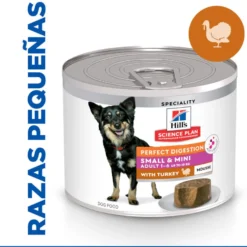Hill's Science Plan Adult Small y Mini Perfect Digestion Mousse de Pavo lata para perros