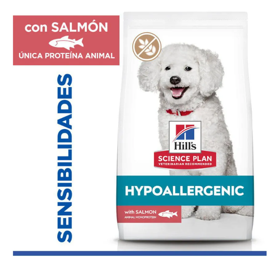 Hill's Science Plan Hipoalergénico Small y Mini Salmón pienso para perros