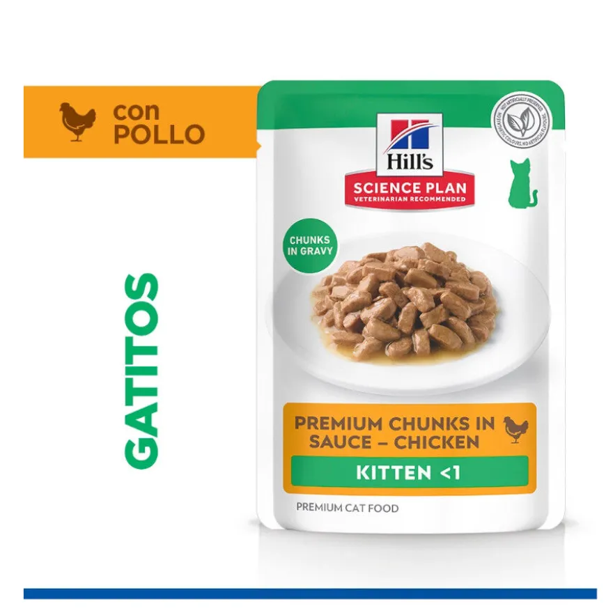Hill's Science Plan Kitten Pollo sobre en salsa