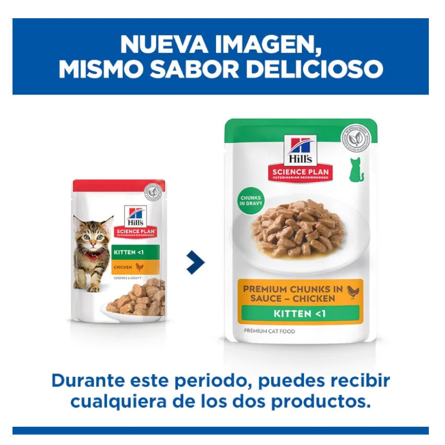 Hill's Science Plan Kitten Pollo sobre en salsa
