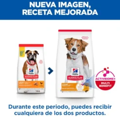 Hill's Science Plan Light pienso pollo perros de razas medianas