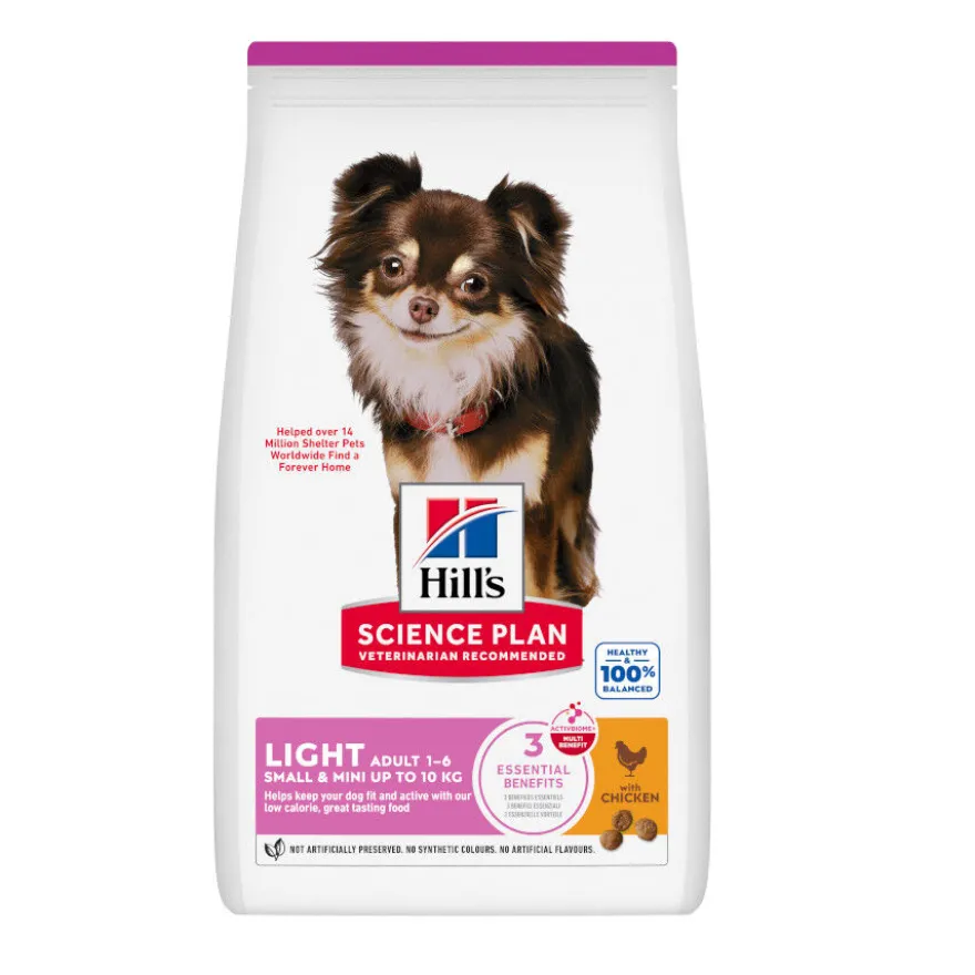 Hill's Science Plan Light Pienso Pollo para perros de razas pequeñas y mini