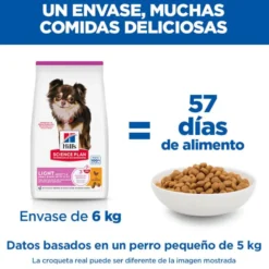 Hill's Science Plan Light Pienso Pollo para perros de razas pequeñas y mini