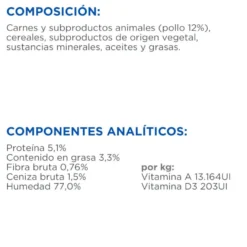 Hill's Science Plan Mature 7+ Adult pollo lata para perros