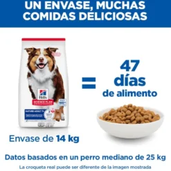 Hill's Science Plan Mature Adult Medium pienso cordero y arroz para perros de razas medianas