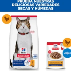 Hill's Science Plan Mature Adult pienso pollo para gatos