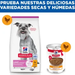 Hill's Science Plan Mature Adult Light Small & Mini pienso pollo para perros de razas pequeñas