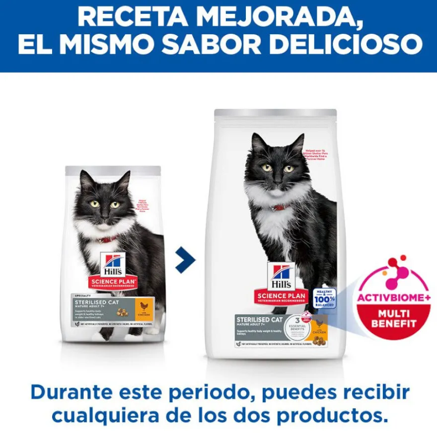 Hill's Science Plan Mature Sterilised Piendo pollo para gatos esterilizados