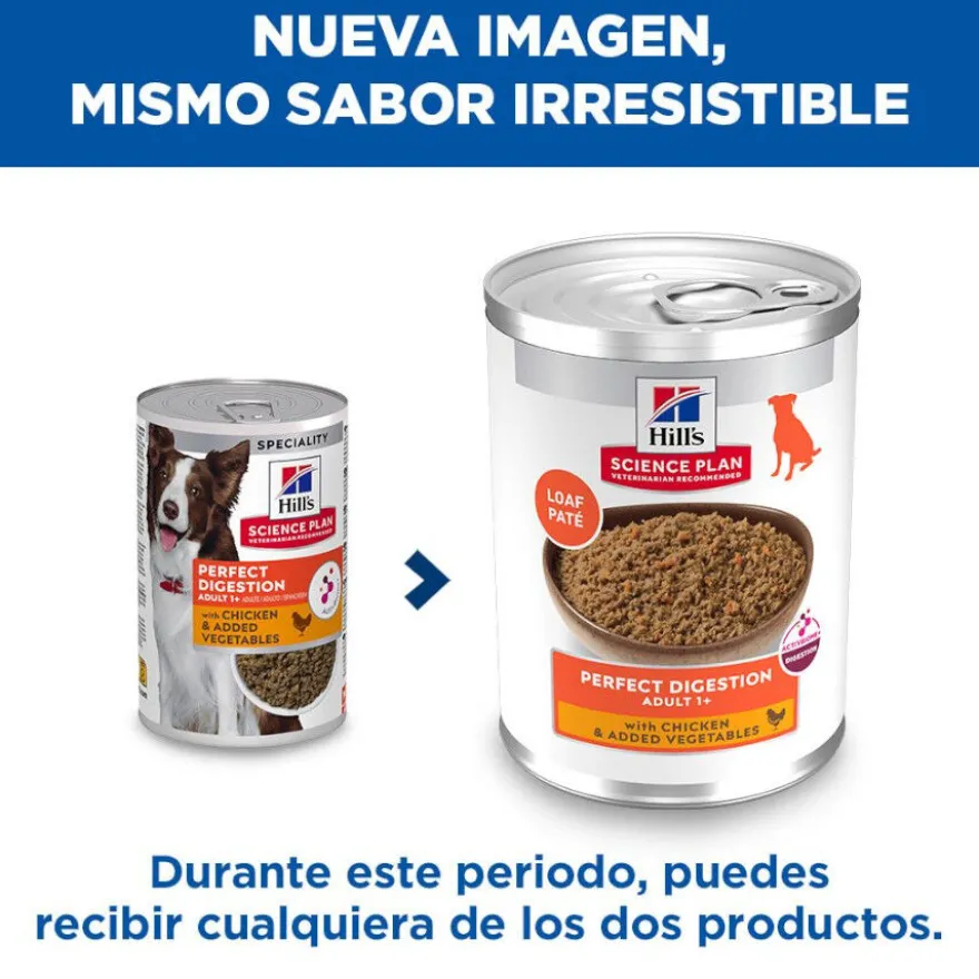 Hill's Science Plan Perfect Digestion Adult Pollo lata para perros