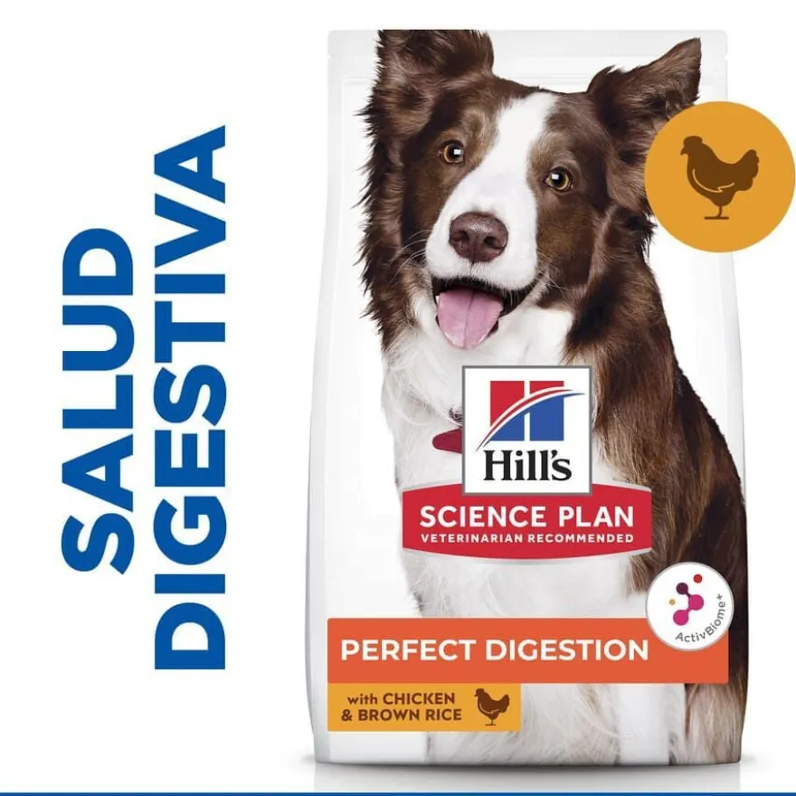 Hill's Science Plan Perfect Digestion Adult Medium Pollo pienso para perros