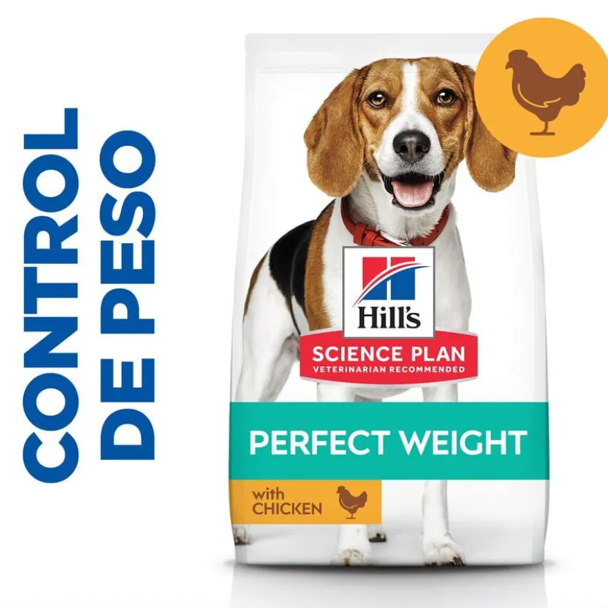 Hill's Science Plan Perfect Weight Adult Medium Pollo pienso para perros