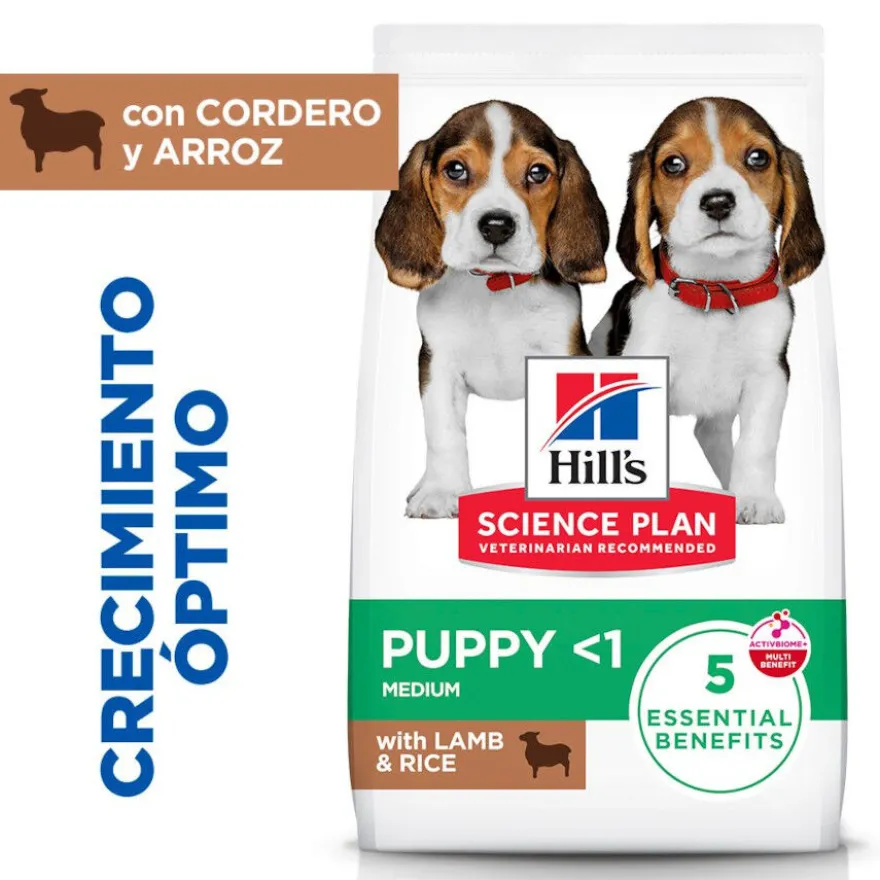 Hill's Science Plan Puppy Medium Cordero y arroz Pienso para perros