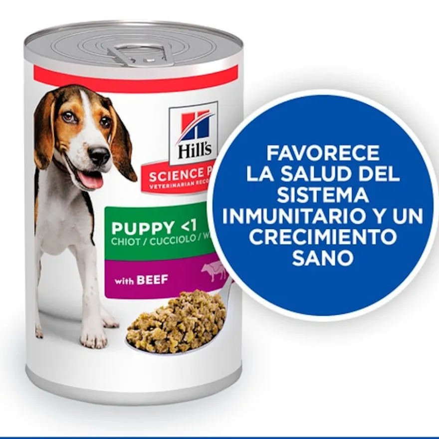 Hill's Science Plan Puppy Ternera en Paté lata para perros