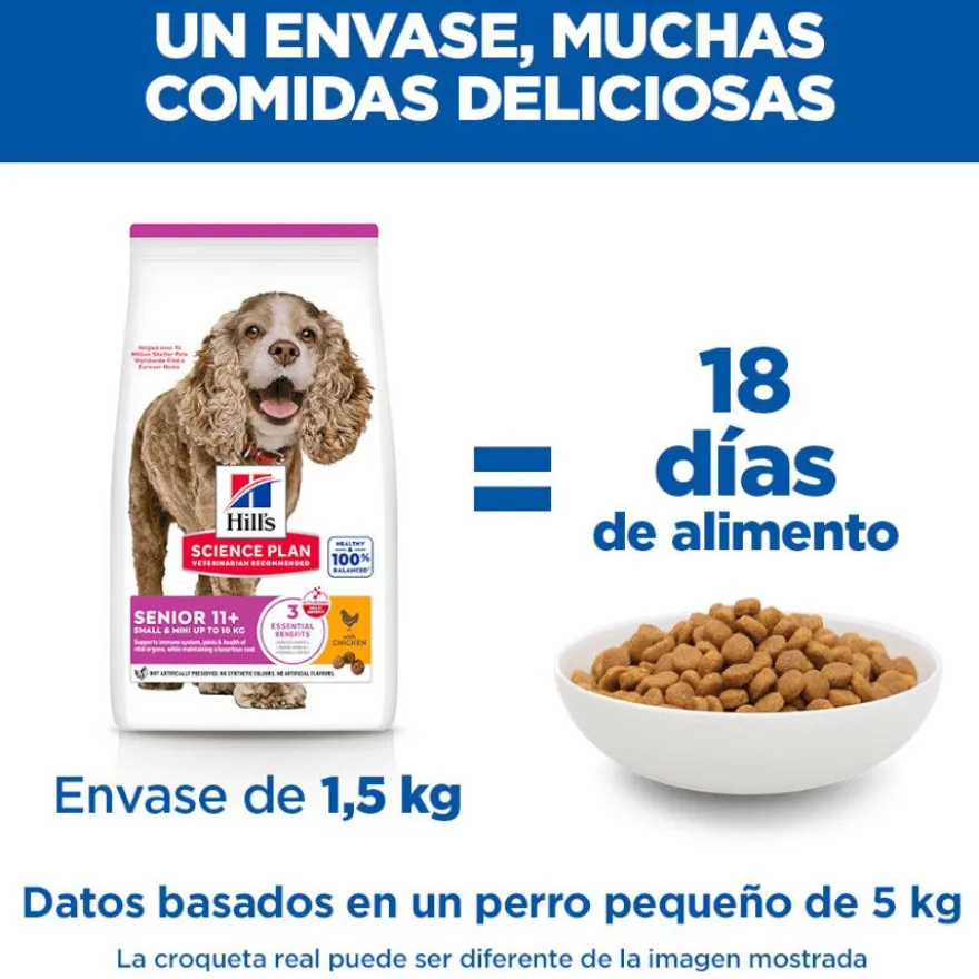 Hill's Science Plan Senior Small & Mini Pienso para perros seniors de razas pequeñas y mini