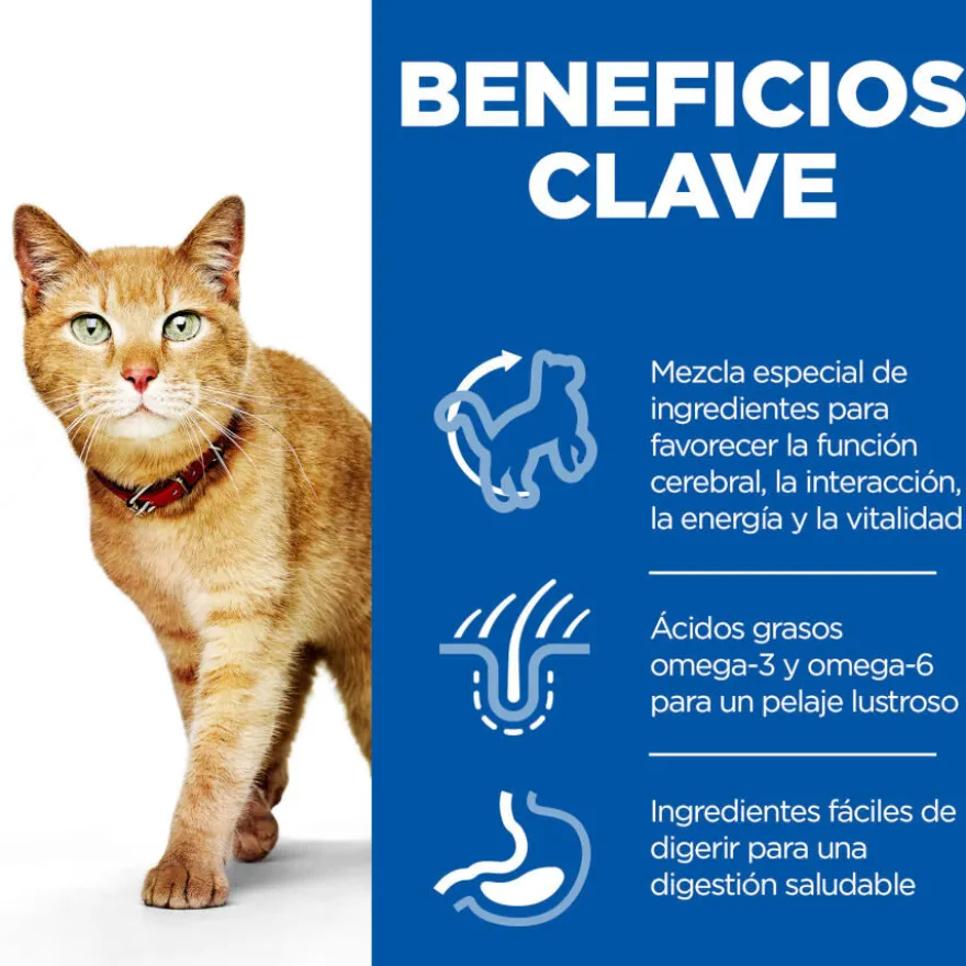 Hill's Science Plan Senior Vitality Pollo y Salmón Sobre en salsa para gatos
