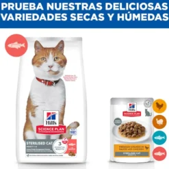 Hill's Science Plan Sterilised pienso salmón para gatos esterilizados