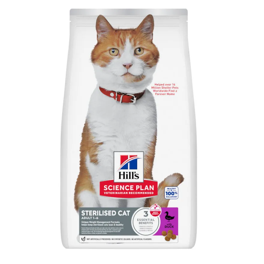 Hill's Science Plan Sterilised pienso pato para gatos adultos esterilizados