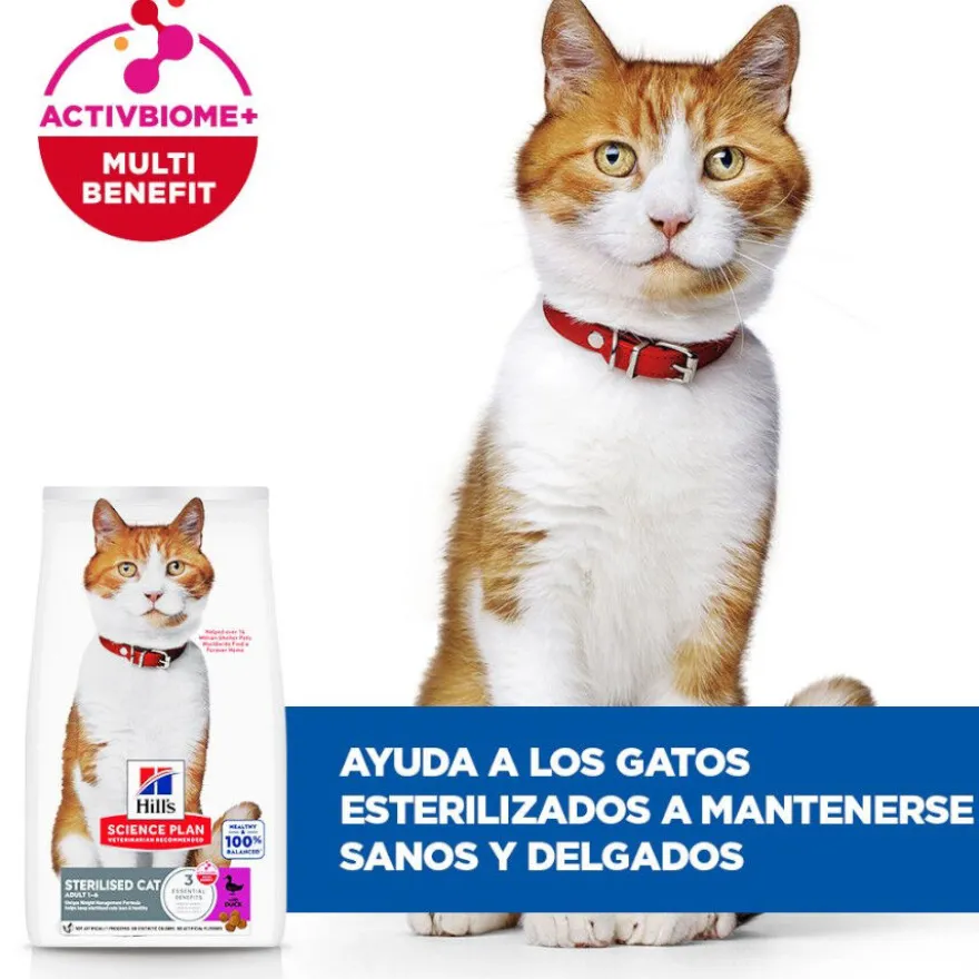 Hill's Science Plan Sterilised pienso pato para gatos adultos esterilizados