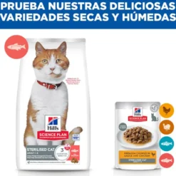 Hill's Science Plan Sterilised pienso salmón para gatos