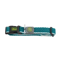 Hunter Hilo Vario Basic Collar turquesa para perros