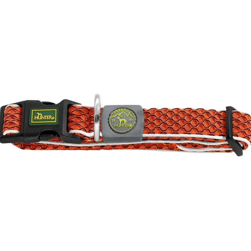 Hunter Hilo Vario Basic Collar naranja para perros