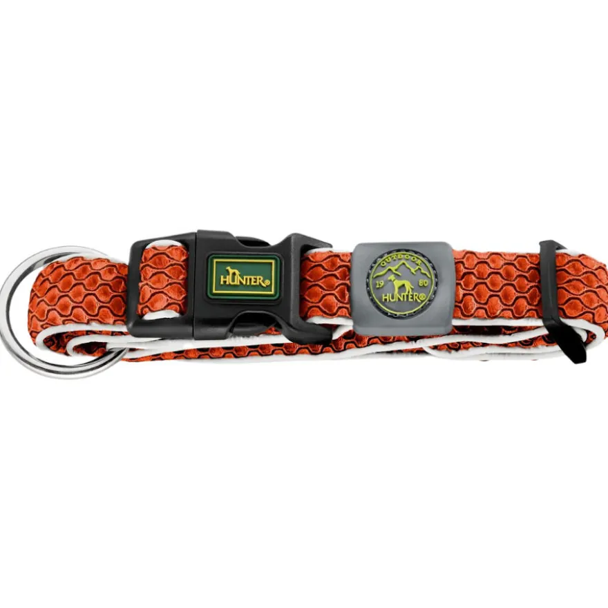 Hunter Hilo Vario Basic Collar naranja para perros