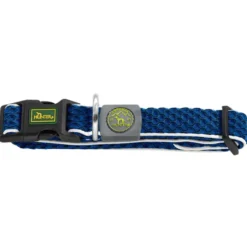 Hunter Hilo Vario Basic Collar azul para perros
