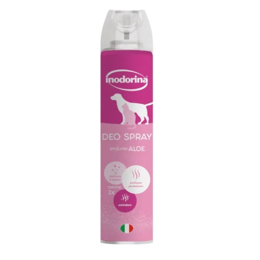 Inodorina Aloe Spray Desodorante para perros