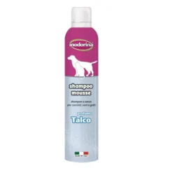 Inodorina Champú en Seco Talco para perros y gatos