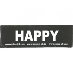 Julius K9 Happy Etiqueta para arnés de perros