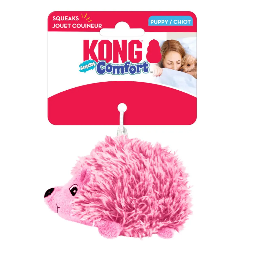Kong Comfort Hedgehug Assorted Erizo de peluche para cachorros