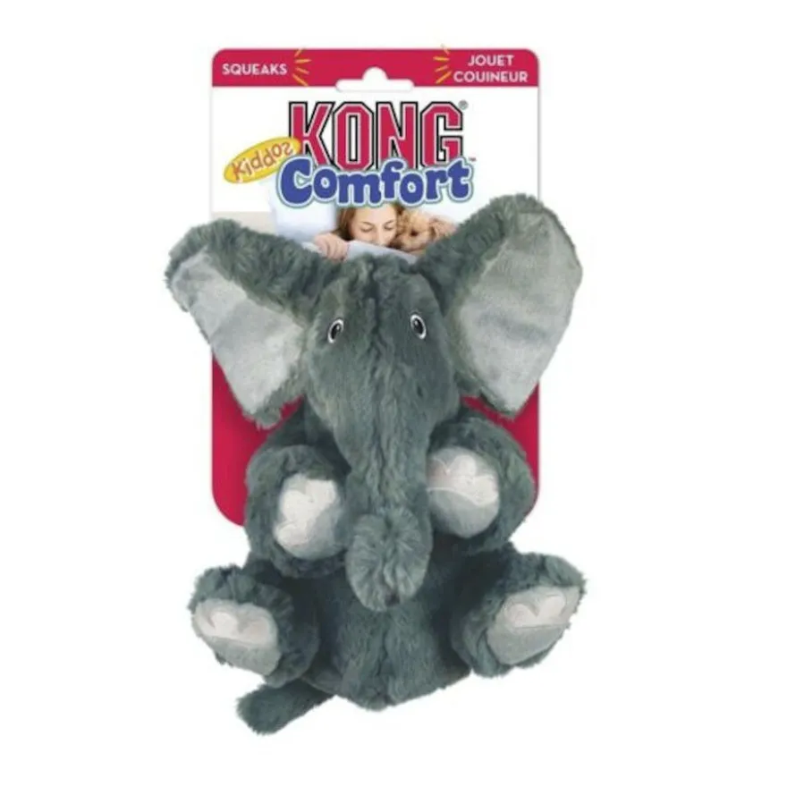 Kong Comfort Kiddos Elefante de peluche para perros