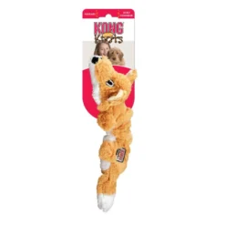 Kong Scrunch Knots Zorro de peluche para perros