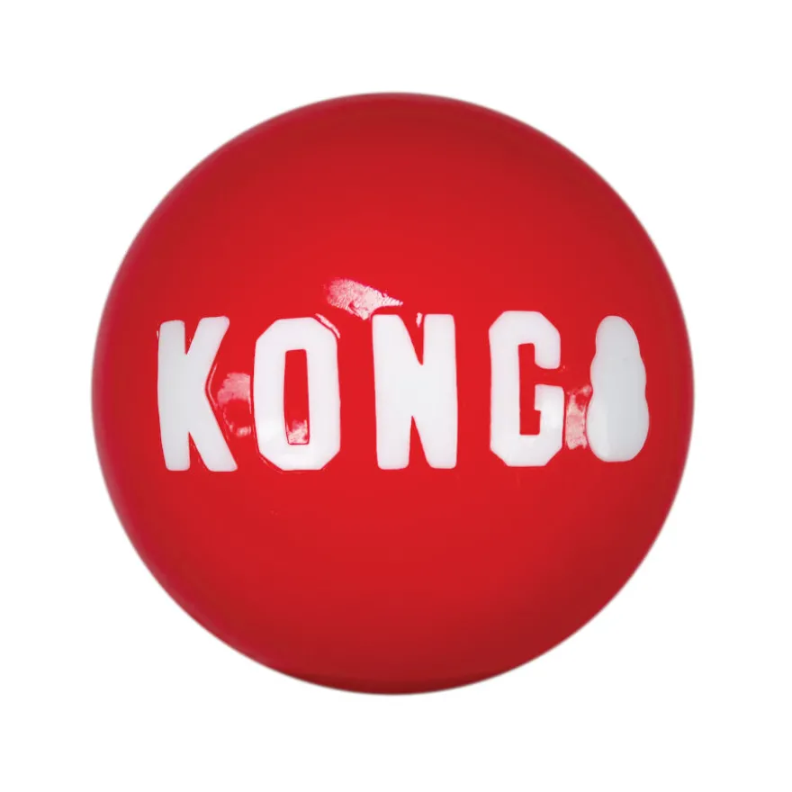 Kong Signature Ball 2-PK pelotas para perros
