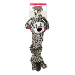 Kong Stretchezz Jumbo Snow Leopardo de peluche para perros