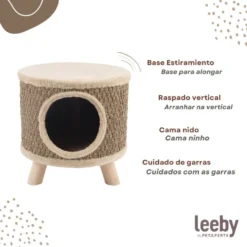 Leby Billie rascador cama nido para gatos