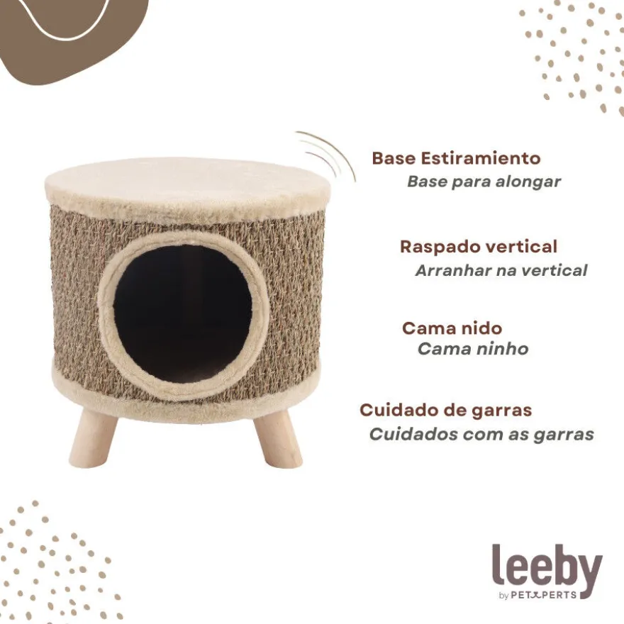 Leby Billie rascador cama nido para gatos